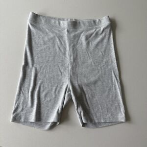 Joah Brown Grey Ribbed Shorts